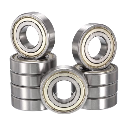 1602ZZ Deep Groove Ball Bearings, ID 1/4" x OD 11/16" x Width 1/4" Miniature Bearings, Double Metal Shielded Ball Bearing Chrome Steel Z2 Lever 10pcs - size: 1602ZZ 1/4" x 11/16" x 1/4"