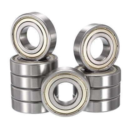 1602ZZ Deep Groove Ball Bearings, ID 1/4" x OD 11/16" x Width 1/4" Miniature Bearings, Double Metal Shielded Ball Bearing Chrome Steel Z2 Lever 10pcs - size: 1602ZZ 1/4" x 11/16" x 1/4"