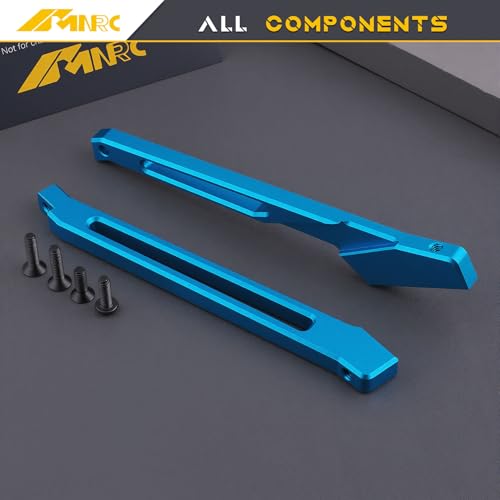 Chassis Brace Set Front Rear Brace for Arrma 1/7 Fireteam Mojave Talion 6S EXB RTR Upgrades Part Blue - color: Blue