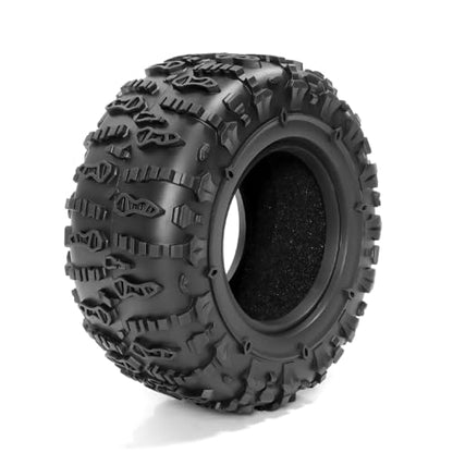 2.6” RC Tire-All Terrain Super Soft Sticky Tires 135mm Tall 2.6in Crawler Tires for 1/7 1/8 1/10 Scale Off Road Race, Suitable for Axial RBX10 MJX H8H MK07 KM4 4082/83 1/7 1/8 1/10 Crawler Car - color: 2.6in-tire-jc