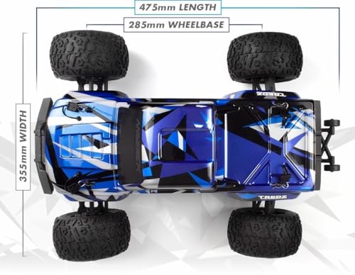 Maverick Quantum2 1/10 Electric RTR Monster Truck (Blue)