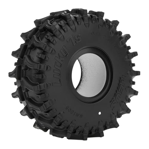 MEUS RACING 1.0 Tires - MS6 Lucky 7S Tires for TRX4M SCX24 FCX24 AX24 1/24 1/18 RC Crawler, 0.91/2.52/R1.0, #M1006 - size: M1006