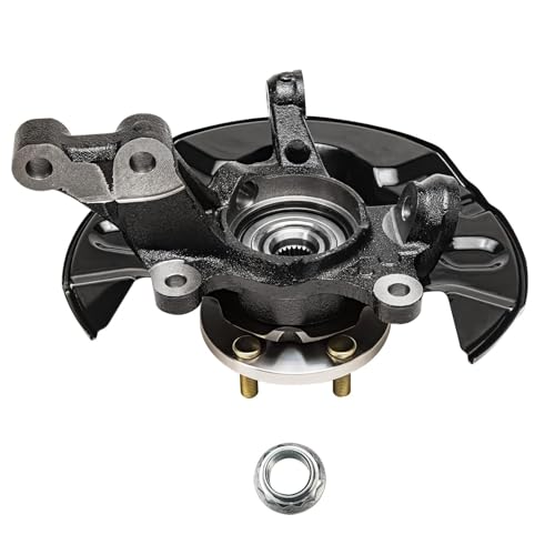 Detroit Axle - Front 4pc Steering Knuckles Kit for 03-08 Toyota Corolla, 2 | Steering Knuckles & Wheel Bearing Hubs 2 Outer Tie Rods 2003 2004 2005 2006 2007 2008 Replacement - size: 4SU47746/Kit