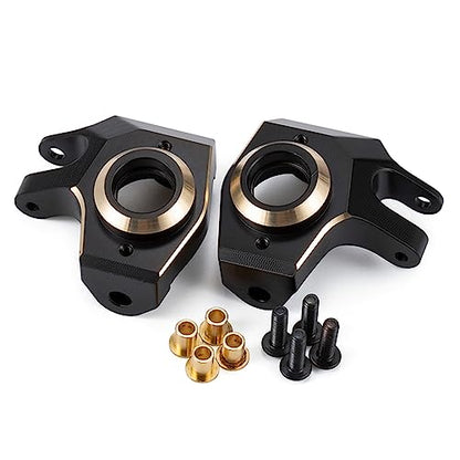 SCX10 II Brass Steering Knuckles 96g Wheel Weights Outer Portal Drive Housing for 1/10 RC Crawler AR44 Axial SCX10 Upgrades