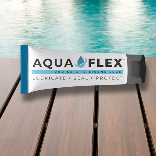 Beaver Island Aqua Flex Silicone Grease, NSF Registered Food-Grade, 50g | Lubricates & Protects O-Rings, Gaskets & Seals; for Pool & Spa Equipment; Multi-Purpose; Long-Lasting; Scuba & Dive Gear