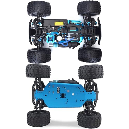 1/10 Nitro RC Truck for Adult RTR 80KM/H Fast Nitro Gas Power Car High Speed Off Road Climbing Vehicle Gas-Engine 4WD Remote Control Truck Hobby Racing, Oil-Powered Short Course Rally Crawler
