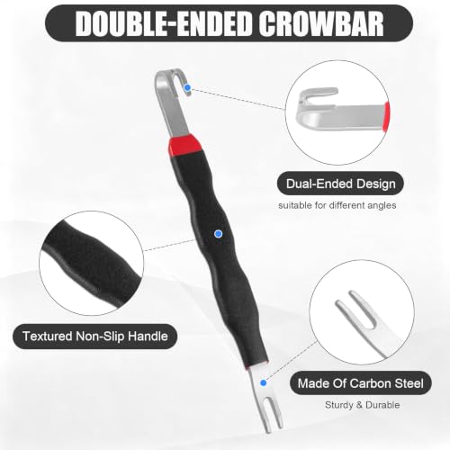 4PCS Premium Electrical Disconnect Pliers | Auto electrical plug connector tool, heavy duty hose clamp pliers with terminal pin removal tool for circuit repair, black