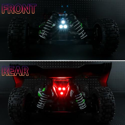 1:8th RC Car LED Light Kit Headlight Taillights Front/Rear Lamp for 1/8 TRX Jato 4X4 BL-2S RC Car Upgrades