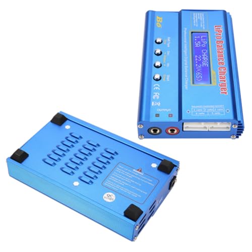 Walfront B6 Balance Charger RC Battery Charger Digital 80W Life NiMH NiCd (New B6 LCD Screen Digital RC NiMh)