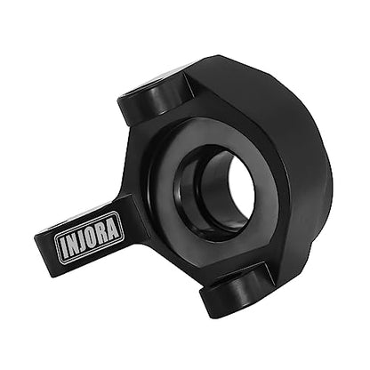 INJORA Brass Steering Knuckles Black RC Counterweights for 1/24 Axial SCX24