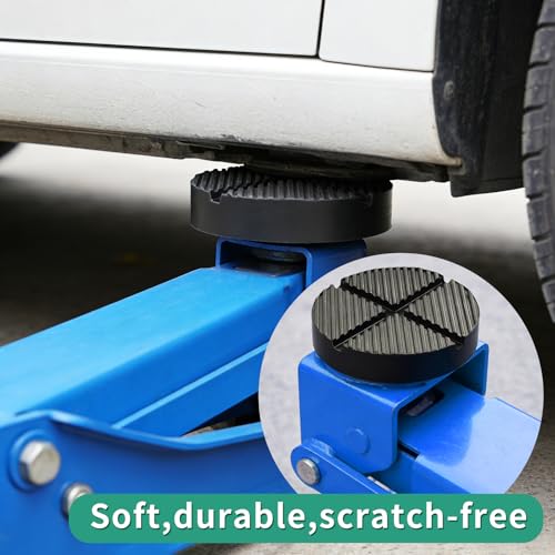 Universal Floor Jack Rubber Pad Jack Pad Adapter Pinch Weld Side Frame Rail Protector Puck/Pad (2 Pack) - color: 2 Pack