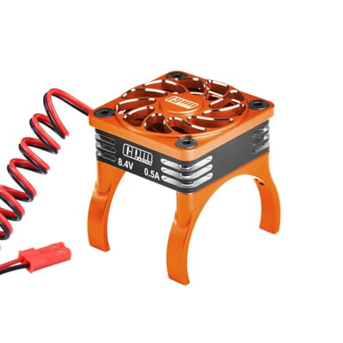 GPM 6061-T6 Alloy High Speed Cooling Fan 20000 RPM Compatible with 36Mm Motor for Mini Xrt Vxl 3S-108076-1 (Orange) - color: Orange