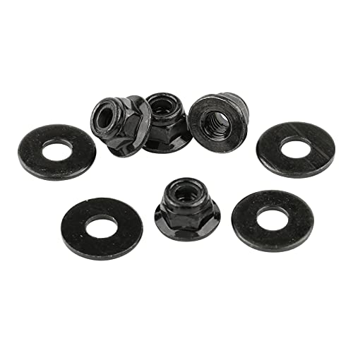 4 Sets 12mm Wheel Hex Adapters & Stainless Steel Axles for HSP 1/10 RC Truck - Replacement Parts with M4 Lock Nuts & Wrench, RC Car Repair Kit for 94108 94111 94123 94170