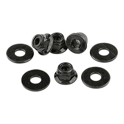 4 Sets 12mm Wheel Hex Adapters & Stainless Steel Axles for HSP 1/10 RC Truck - Replacement Parts with M4 Lock Nuts & Wrench, RC Car Repair Kit for 94108 94111 94123 94170