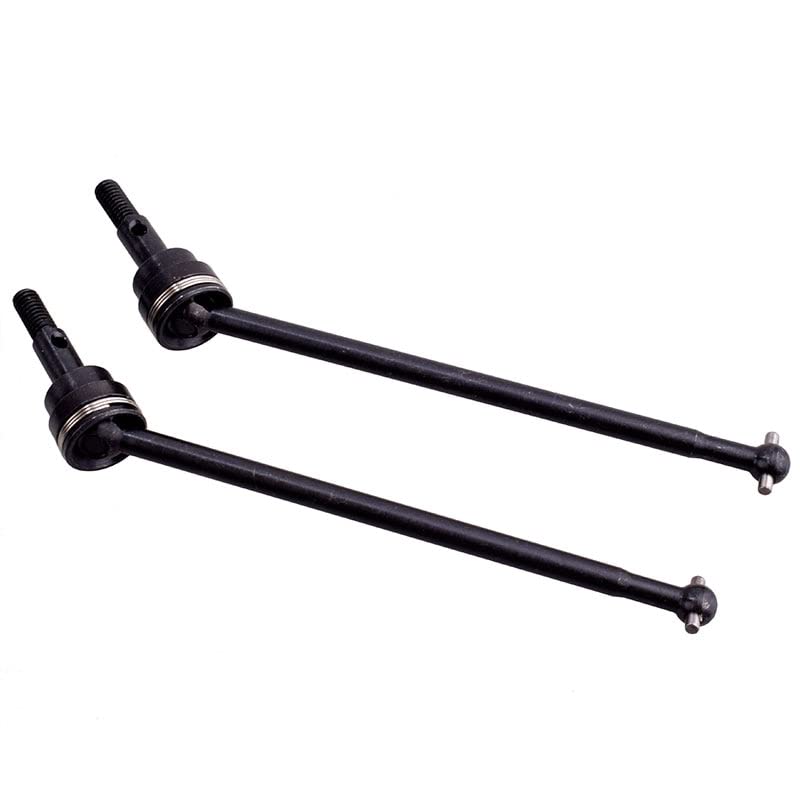 RC 108015 Metal Universal Drive Shaft Dogbone for HSP 1/10 94111 94110Pro 94108 Off-Road Monster Truck Upgrade Parts (Color : Black(2Pcs)) - color: Black(2pcs)