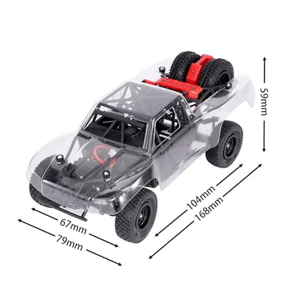 Orlandoo Hunter 1/32 Mini Roll Cage RC Trophy Truck, Fast RC Cars for Adults, Mini RC Drift Car RC Short Card Truck OH32X02 DIY Unassembled Kit