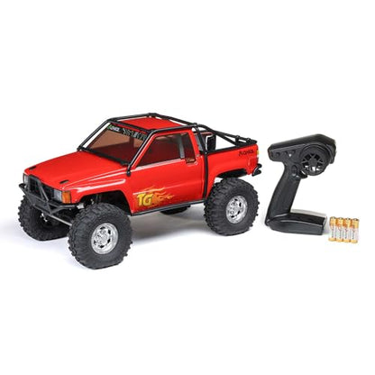 Axial SCX10 III 1987 Toyota SR5 4X4 RC Truck 1/10, RTR, Red | Brushed Rock Crawler, AXI-2062T2, Lipo Battery and Charger Not Included - color: Red