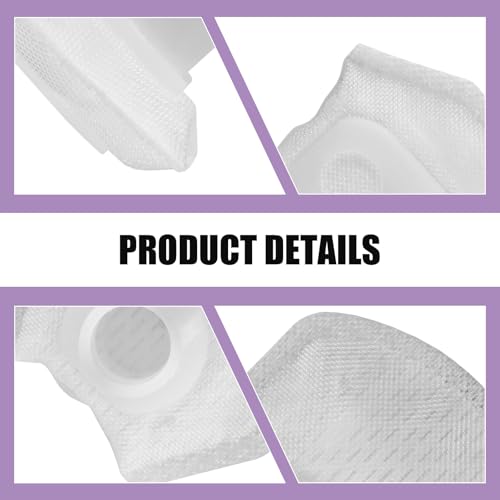 3PCS Fuel Pump Strainer Filter, Fuel Strainer, Compatible with Kawasaki Teryx 750 800 Brute Force 750 Mule 4000 4010, Replace OEM# 49040-0717, 49040-0718, 49040-0719, 49040-0033, 49040-0034