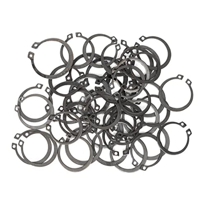 NEIKO 50458A Snap Ring Shop Assortment | 300 Piece Retaining Ring Set | 18 Sizes (1/8" - 1-1/4") | Heat-Treated Hardened Steel | Secure Parts on Grooved Shafts, Pins, Studs, etc. - style: Retaining Ring