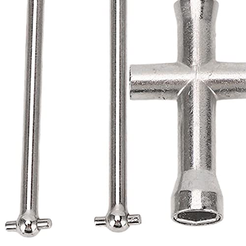 Generic RC Car Drive Shaft Front Rear Axle Dogbone Set Steel Heavy Duty with Large Smooth Angle for SCY 1 16 16103 16201 16101 16102 Pro RC Cars