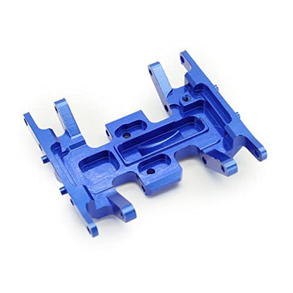 Treal Axial SCX24 Skid Plate Aluminum 7075 CNC Machined for 1/24 SCX24 Deadbolt C10 Betty Jeep (Blue) - color: Blue
