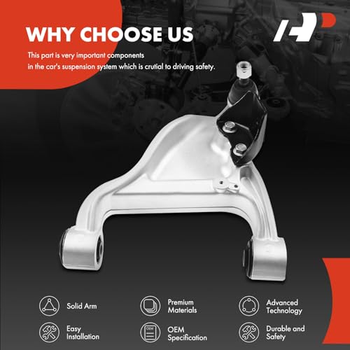 A-Premium Rear Right Upper Control Arm, with Ball Joint & Bushing | Compatible with Nissan Murano 2009 2010 2011 2012 2013 2014 - style: Rear Passenger Side