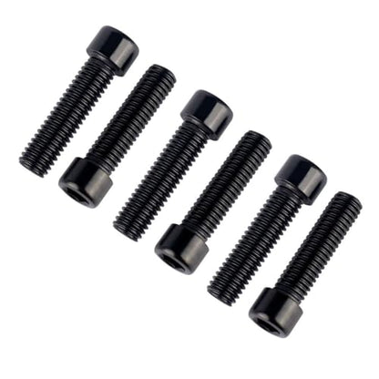 6Pcs Bike Screws M6x10 12 16 18 20 25 30 35mm Stainless Steel Socket Head Cap Allen Hex Bolt (Black, M6 x30mm) - color: Black, size: M6 x30mm