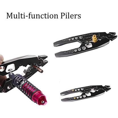 BTG RC Car Model Metal Clamp Multi-function Shock Absorber Pliers Ball Head Pliers Clip for Traxxas HSP Car