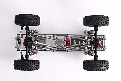 Aluminium Universal Drive Shaft Upgrades Accessories for 1/10 SCX10 RC Car Truck Rock Crawler 110-155 mm(2PC)