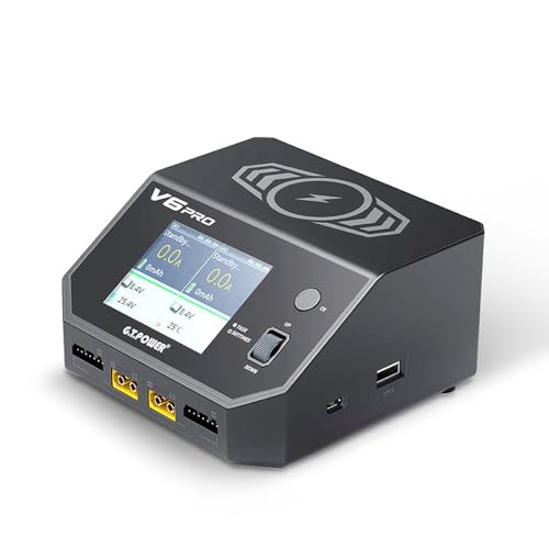 GT Power V6 Pro 700W Dual Channel Smart RC Battery Charger Wireless Phone Charge