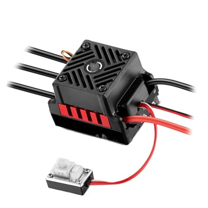 Rc Motor Speed Controller for WP 1/10 10BL60 60A G2 Waterproof 2-3S Brushless ESC RC Car On Road for Racing Drift Off Road for Buggy Monster Accessories(WP 10BL60 60A G2 T) - size: WP 10BL60 60A G2 T