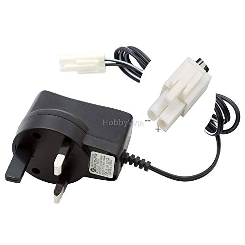 9.6V 250mA UK Charger EL-2P Male Plug P-to-S for NiMH NiCD Battery Pack RC Car Buggy Truck Racing Boat