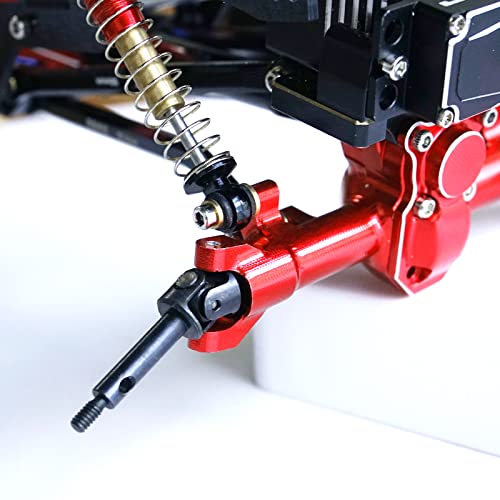 OGRC +4mm Front Steel Front Axle Drive Shaft CVD for SCX24 Upgrade Parts | Ujoint CVD Set for SCX24 C10/JLU/Bronco/Gladiator/Deadbolt Upgrades Parts - style: +4mm