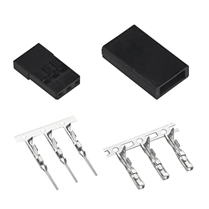 WMYCONGCONG 30 Kits Servo Extension Kit Servo Plug Connector Cable Wire Connector Male Female Kit w/ 16Ft 22Awg Wire Compatible with JR Futaba Style Connectors