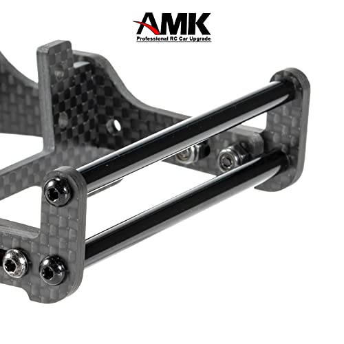 RC Chassis Kit Frame Girder LCG Carbon Fiber for 1/10 RC Rock Crawle, Gen3 Carbon Fiber LCG Chassis Rails Kit, Lightweight Thickened Cheater Rigs Frame Rails for 1/10 RC Rock Crawler Axial SCX10