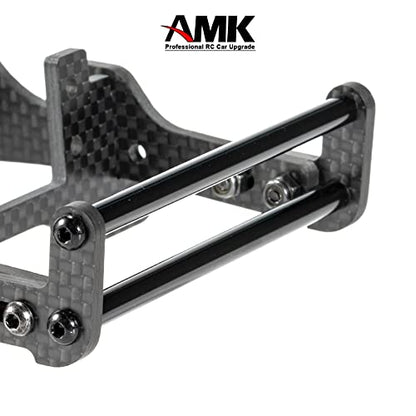 RC Chassis Kit Frame Girder LCG Carbon Fiber for 1/10 RC Rock Crawle, Gen3 Carbon Fiber LCG Chassis Rails Kit, Lightweight Thickened Cheater Rigs Frame Rails for 1/10 RC Rock Crawler Axial SCX10