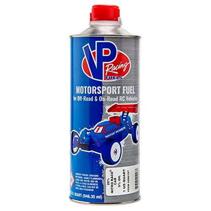 VP Racing Fuel PowerMaster Car 20% Nitro 9% Synthetic Castor Oil (2 Quart) - style: 2 Quart