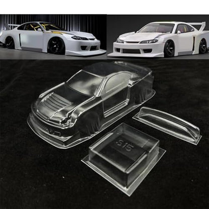 1/16 RC Drift Car Body Shell Clear Thicken Material Unpainted Body Shell Housing 98mm Wheelbase