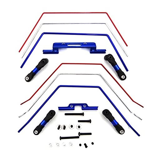 Front and Rear Wide Sway Bar Anti Roll Bar Kit for 2WD 1/10 RC Car Upgrade Parts
