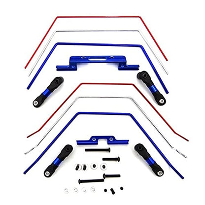 Front and Rear Wide Sway Bar Anti Roll Bar Kit for 2WD 1/10 RC Car Upgrade Parts
