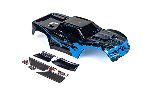 Custom Body Muddy Blue Style Compatible for V1 Traxxas Maxx 1/10 4X4 4WD Truck Shell Cover(Truck not Included) MX-MBL-01