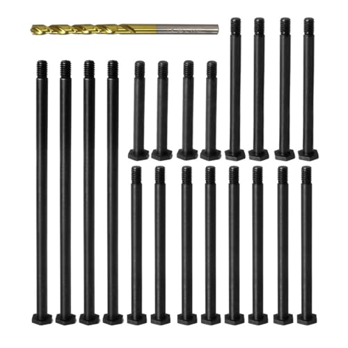 Steel 1/5 Front and Rear Suspension Pins Set Replacement Parts for TRAXXAS 1/5 X-MAXX 6S Monster Truck RC Car