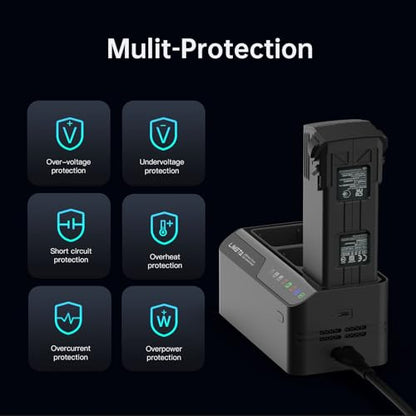 Mavic 3 Battery Charger for DJI Mavic 3 pro Enterprise Classic Cine Thermal Drone Battery Pack 200W Fast Charging Station Hub with Charge Discharge Storage - size: Mavic 3/3 pro