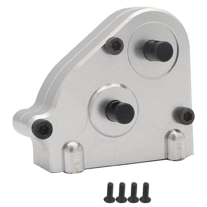 for MN128 MN86 MN86S MN86K MN86KS MN G500 Metal Transmission Gearbox Transfer Case 1/12 RC Crawler Car Upgrade Parts(Silver) - color: Silver