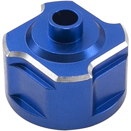 Metal Diff Case Front/Rear Differential Gear Carrier Cover # 9581 Compatible with Traxxas 1/8 Sledge 4WD 95076-4 RC Monster Truck Upgarde Parts (Blue) - color: Blue