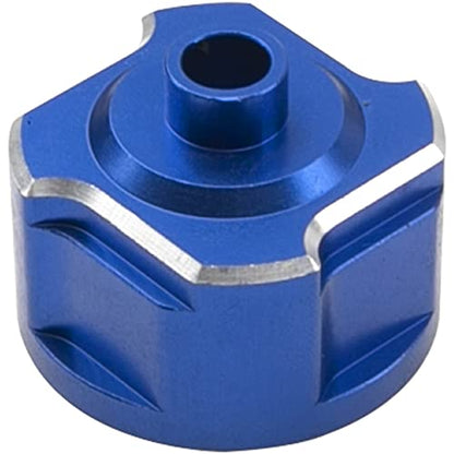 Metal Diff Case Front/Rear Differential Gear Carrier Cover # 9581 Compatible with Traxxas 1/8 Sledge 4WD 95076-4 RC Monster Truck Upgarde Parts (Blue) - color: Blue