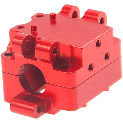 Aluminum Alloy Differential Gearbox Housing Cover Gear Box Shell Compatible with Wltoys 284131 K969 K989 P929 1/28 RC Car (Red) - color: Red