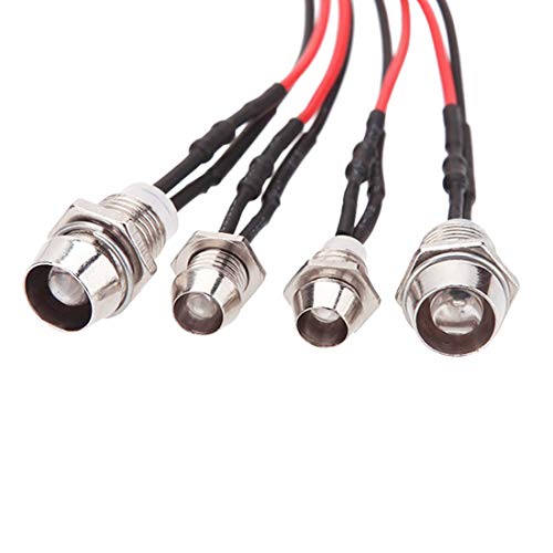 LED Light for RC Car Truck, 4 LEDs, Red