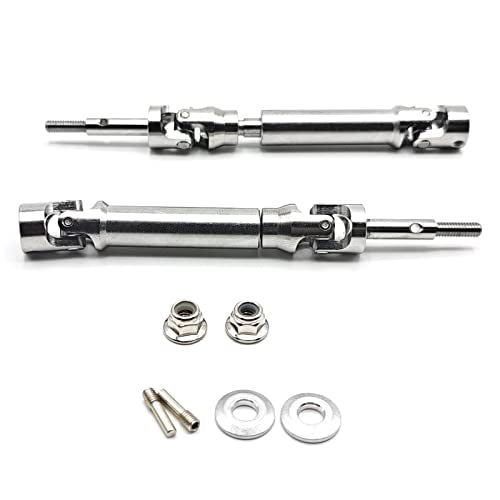 Heavy Duty Steel Rear Drive Shaft CVD for Traxxas Slash 2wd Upgrades and 1/10 Traxxas Stampede 2wd/Rustler 2wd/Hoss 2wd/F-150 Raptor 2wd RC Car(2Pcs) - style: Rear Drive Shaft CVD
