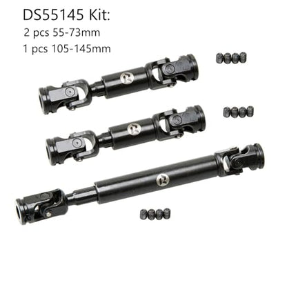 RhinoRC Tiny Stainless Steel Heavy-Duty Drive Shaft for 1/10 RC Crawler Axial SCX10 TRX4 Redcat Gen8(RC Drive Shaft Set) - color: Rc Drive Shaft Set